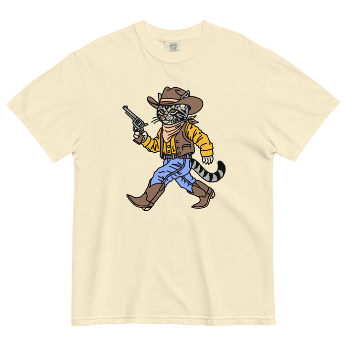 Gunslinger Cat Heavyweight T-shirt