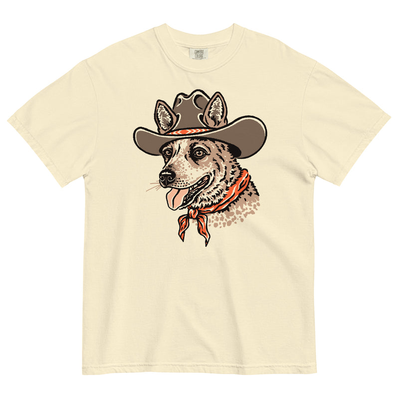 Red Heeler Cowdog Heavyweight T-shirt