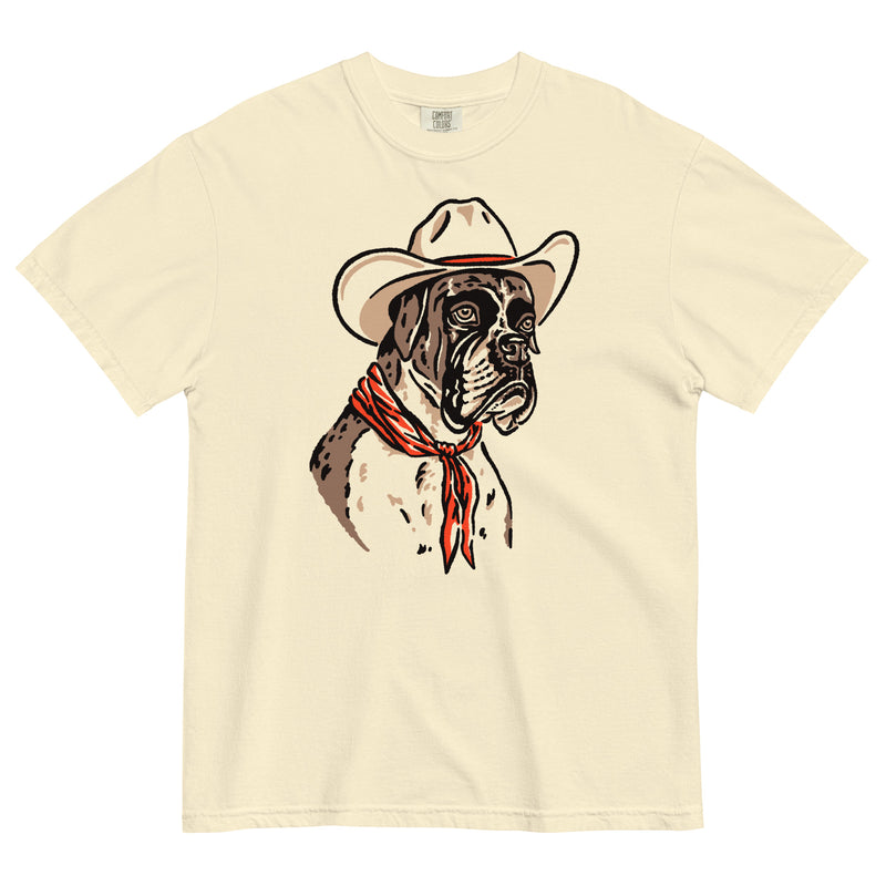 Boxer Cowdog Heavyweight T-shirt