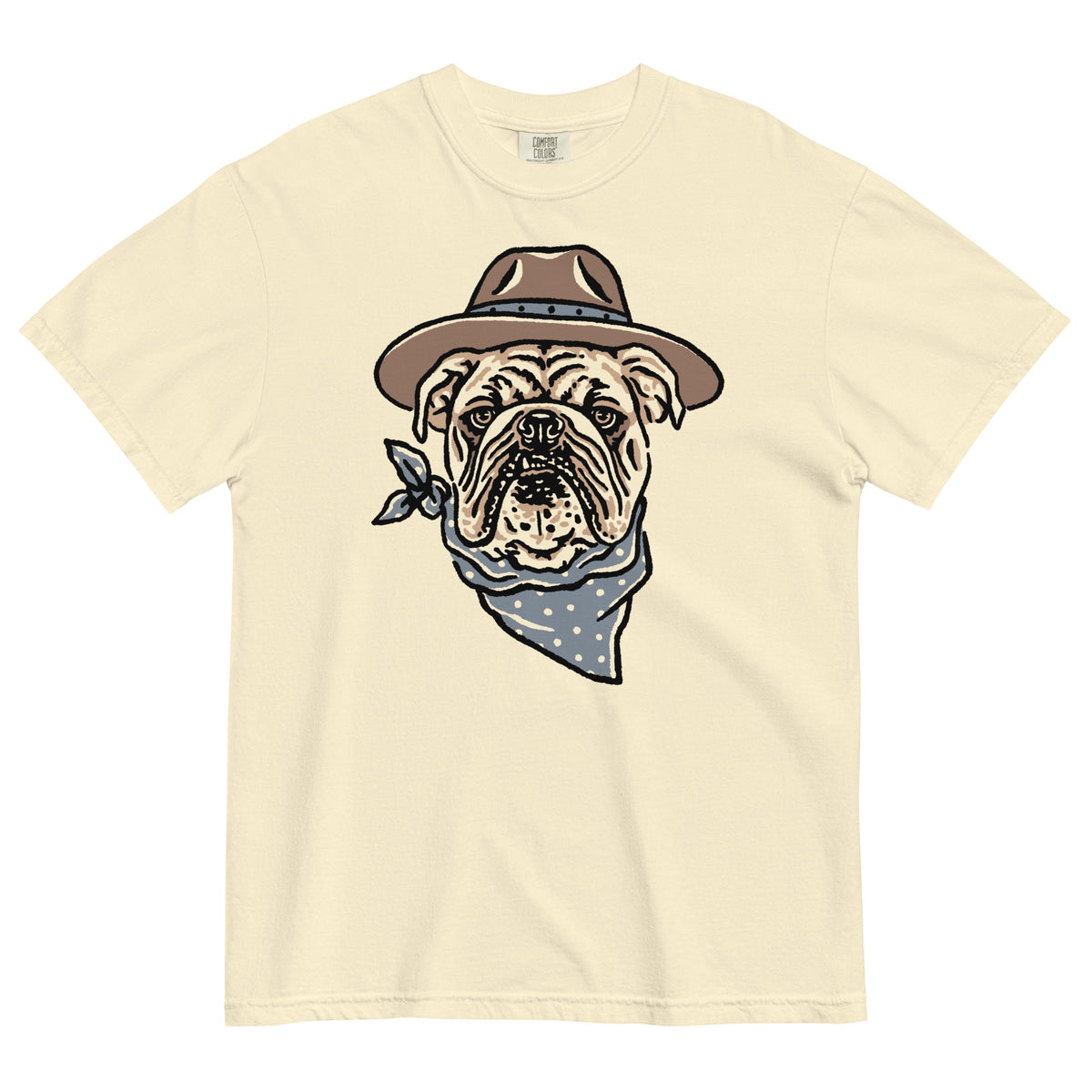 Bulldog Cowdog Heavyweight T-shirt