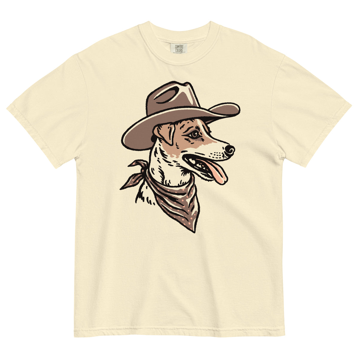 Jack Russell Cowdog Heavyweight T-shirt