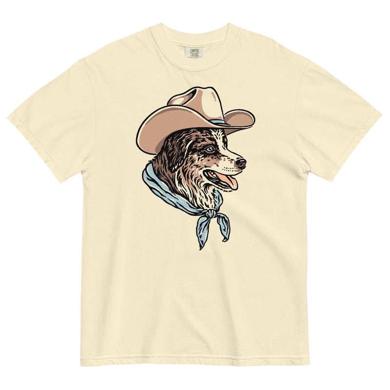 Australian Shepherd Tri Red Cowdog Heavyweight T-shirt