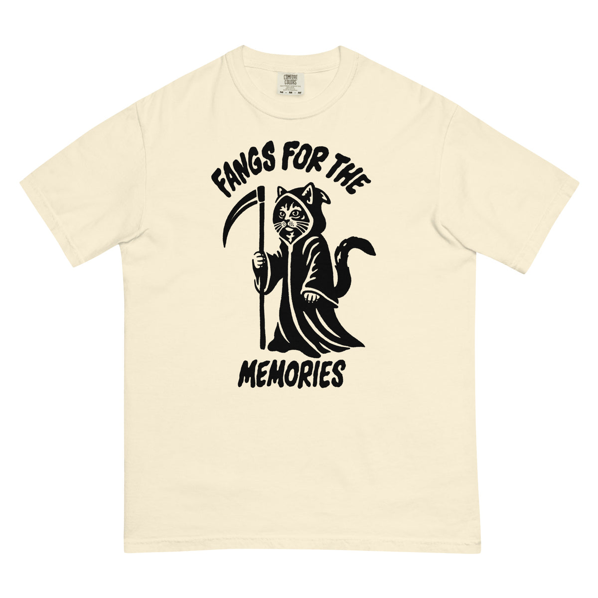 Fangs (With Text) Heavyweight T-shirt