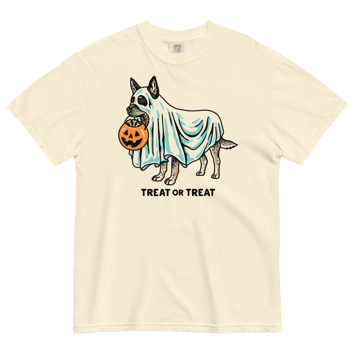 Blue Heeler (With Text) Heavyweight T-shirt