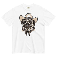 Fawn Pug Cowdog Heavyweight T-shirt