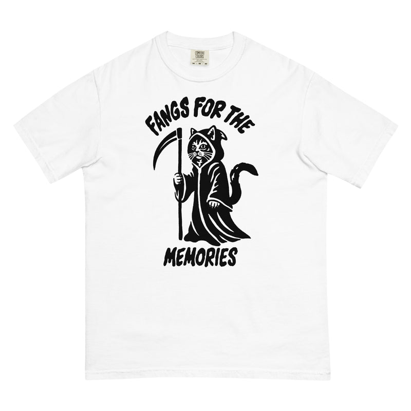 Fangs (With Text) Heavyweight T-shirt