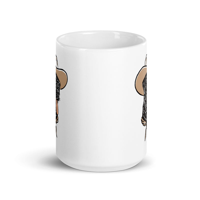 Black Lab Cowdog Mug (Made to Order)