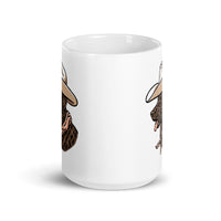 Chocolate Lab Cowdog Mug