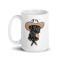 Black Lab Cowdog Mug (Made to Order)