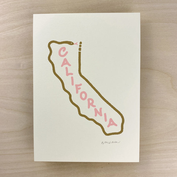 California Snake - Signed Print #195