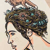 Nature Woman - Signed 8x10in Silkscreen Print