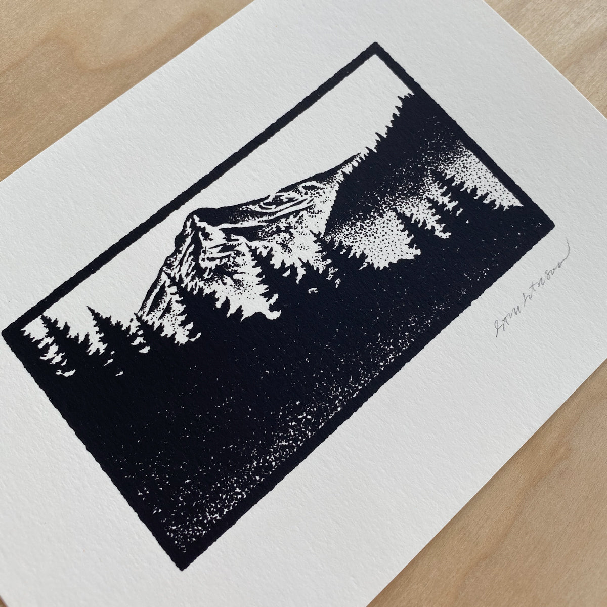 Oregon Wilderness - Signed 7x5in Silkscreen Print