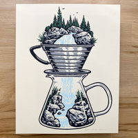 Flash Brew - Signed 8x10in Silkscreen Print