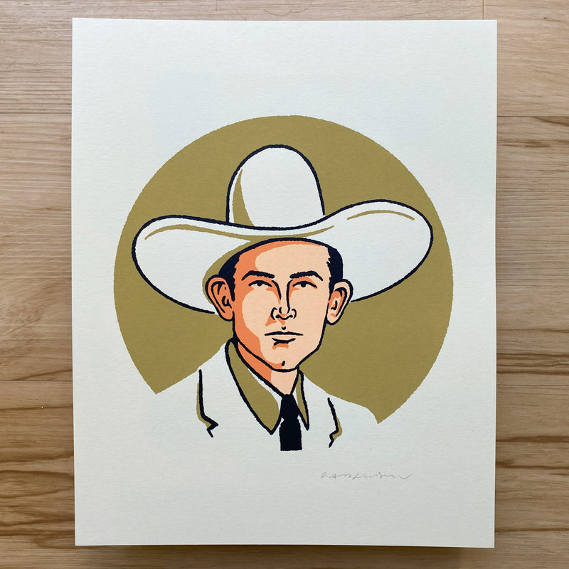 Hank - Signed 8x10in Silkscreen Print