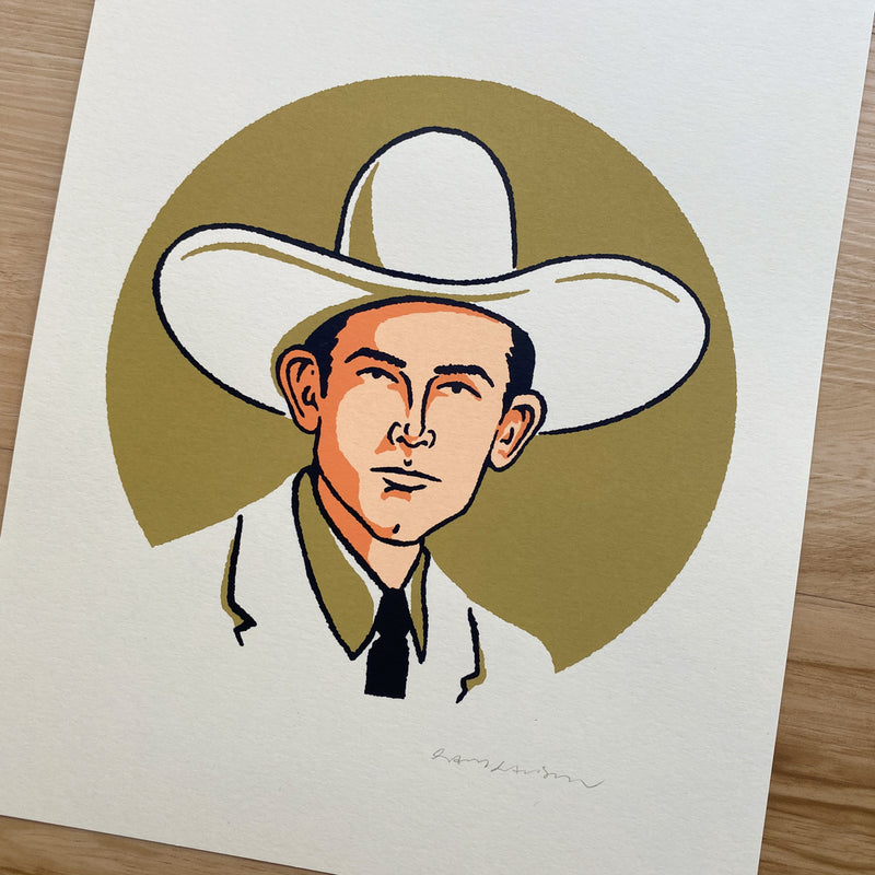 Hank - Signed 8x10in Silkscreen Print