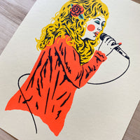 70s Dolly - Signed 8x10in Silkscreen Print