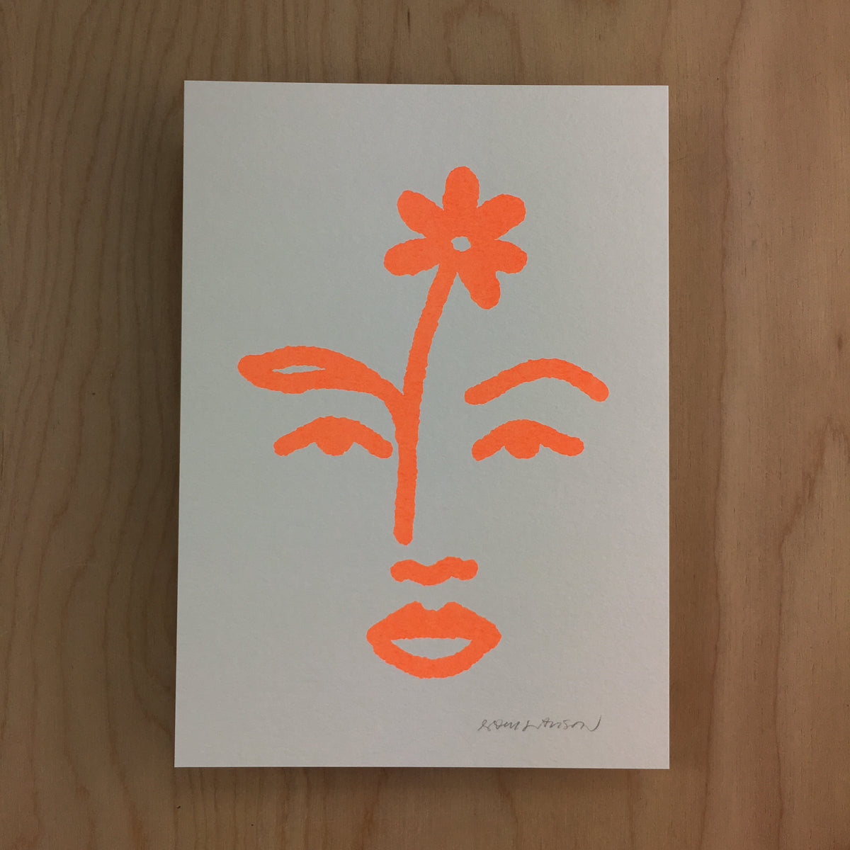 Bloom - Signed Print #147 Neon Peach