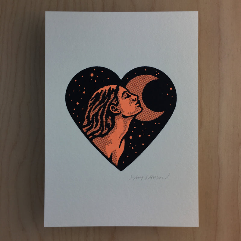 Honeymoon - Signed 5x7in Silkscreen Print