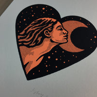 Honeymoon - Signed 5x7in Silkscreen Print