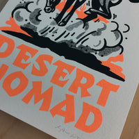 Desert Nomad - Signed 5x7in Silkscreen Print