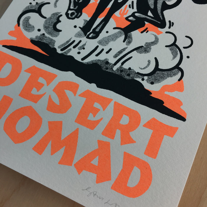 Desert Nomad - Signed 5x7in Silkscreen Print