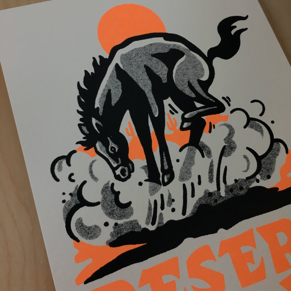 Desert Nomad - Signed 5x7in Silkscreen Print